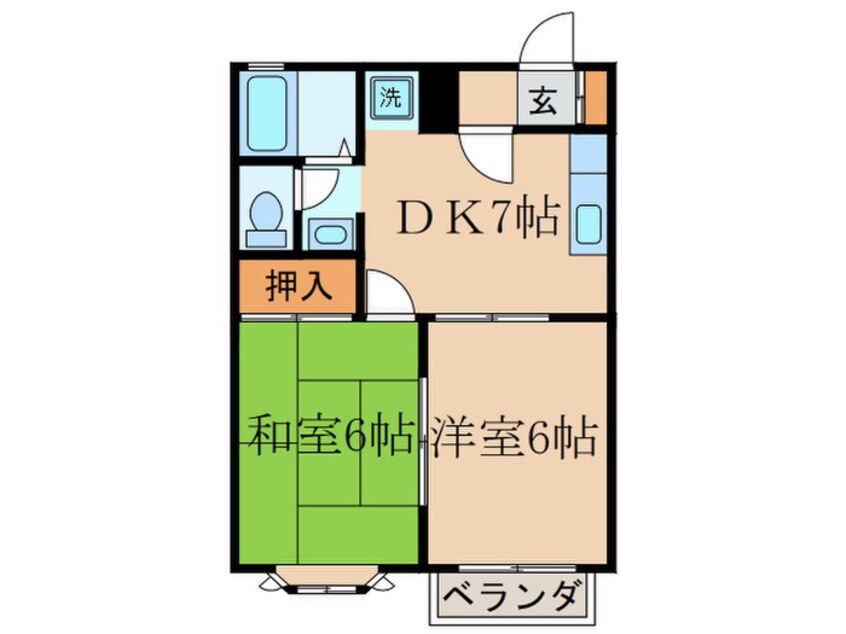 間取図 大泉学園グリーンコーポ
