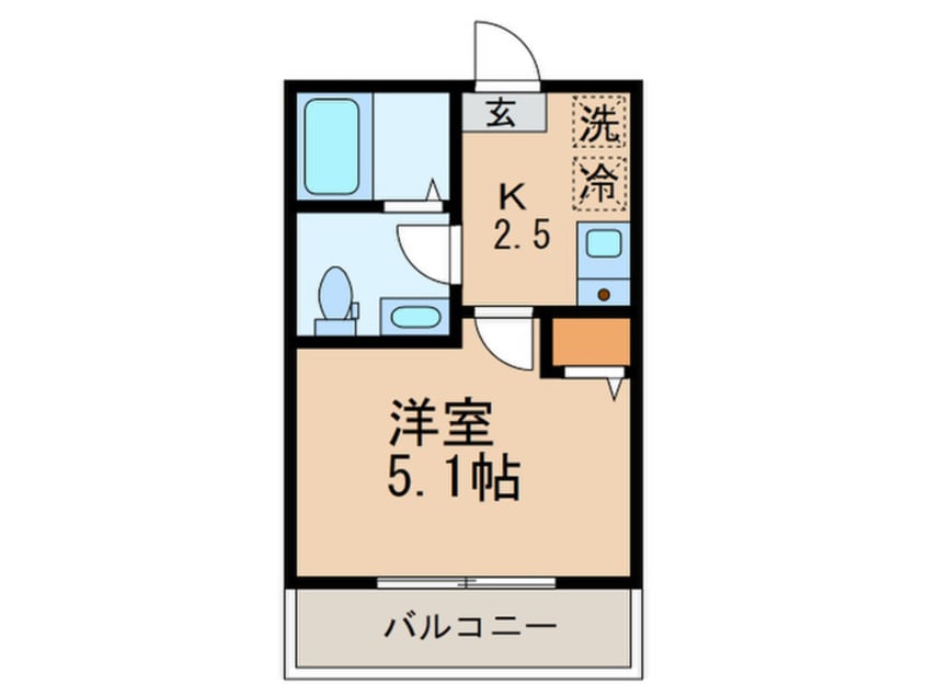 間取図 ルミナステラス明大前