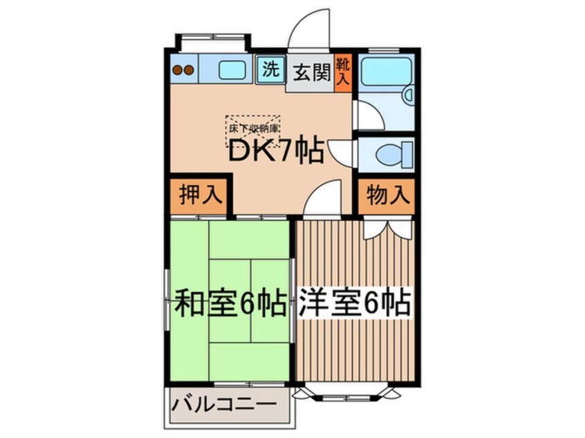 間取図 清水コ－ポ