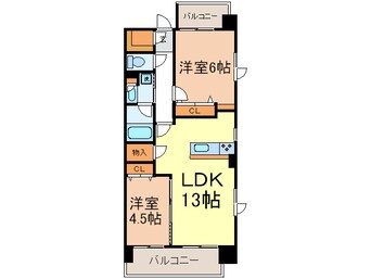 間取図 パ－クアクシス滝野川