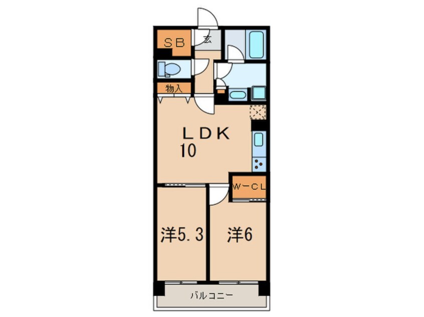 間取図 パ－クアクシス滝野川