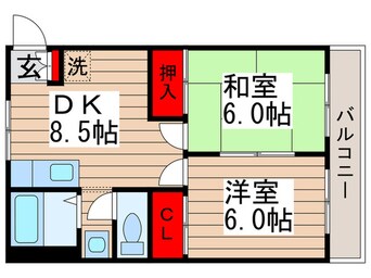 間取図 第二石井コ－ポ
