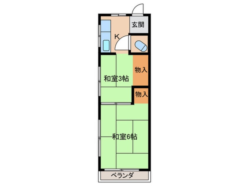 間取図 プリンスハイツ