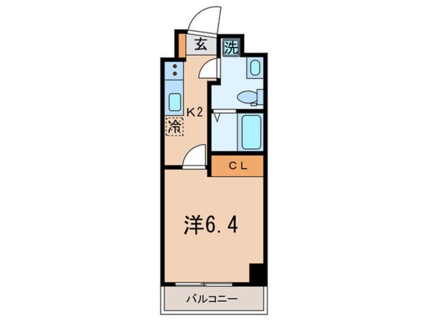 間取図 旗ヶ岡アパートメント