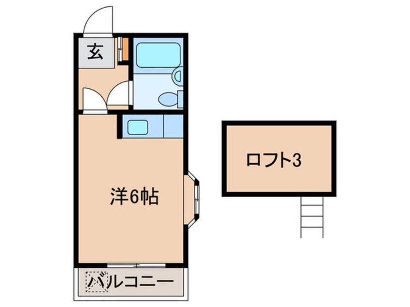 間取図 シャンブル武蔵台