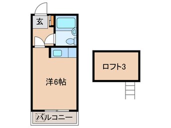 間取図 シャンブル武蔵台