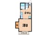 小池ハイツ 1DKの間取り