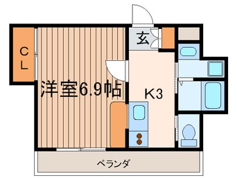 間取図 プラティス喜多見