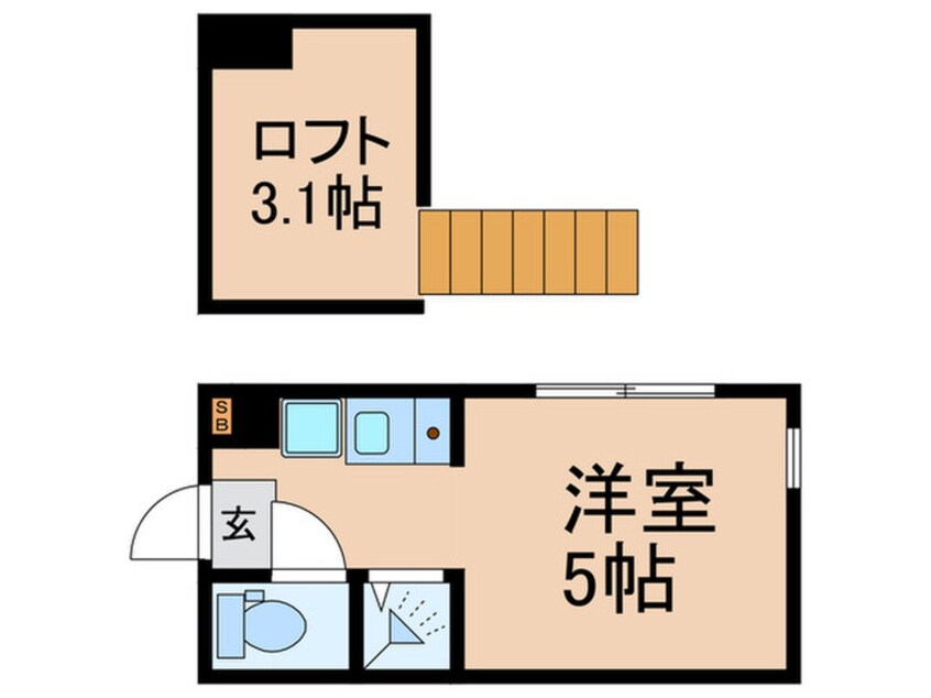 間取図 ハーモニーテラス常盤台