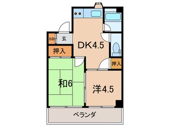 間取図 早苗エステ－トビル