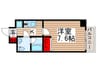 カスタリア住吉 1Kの間取り