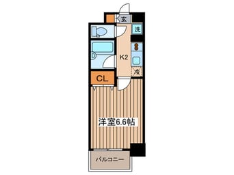 間取図 カスタリア住吉