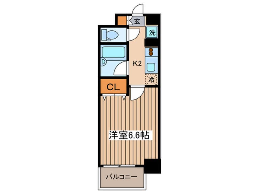 間取図 カスタリア住吉