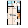 ヘーベルココ湘南 1Kの間取り