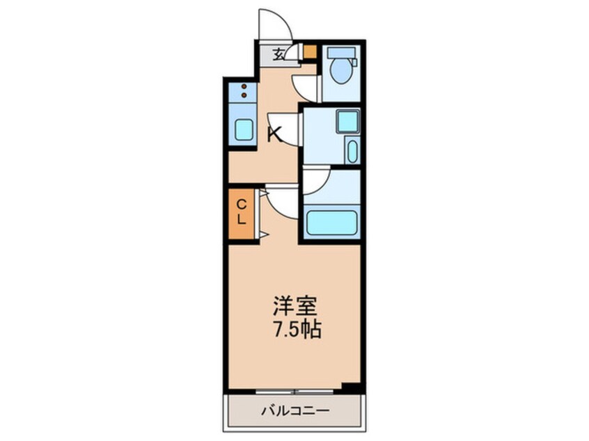 間取図 CREVISTA常盤台