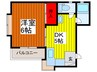 柳原ハイツ 1DKの間取り