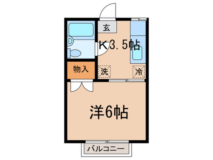 間取図 エステ－ト秋田