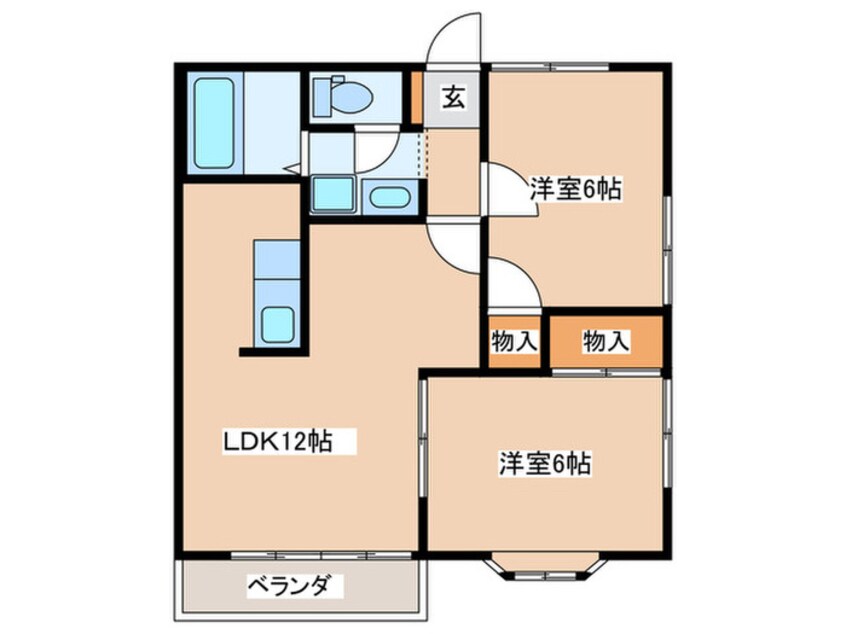 間取図 グリーンハイツ
