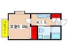 プレ・デ・ガール百合ヶ丘（５） 1Kの間取り