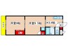 ドリームハイツ高橋 2Kの間取り