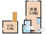 アルカディア上板橋 1Rの間取り