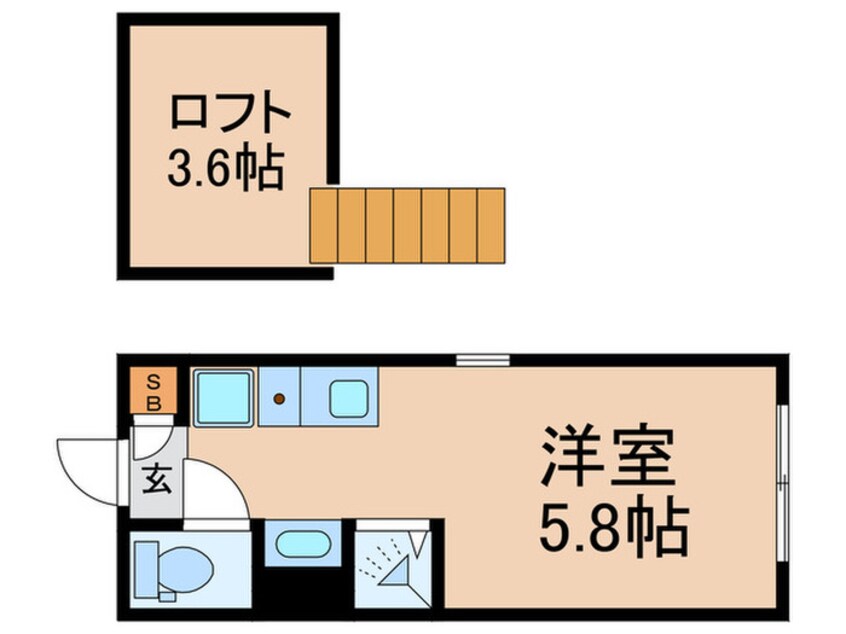 間取図 アルカディア上板橋