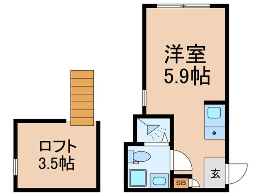 間取図 アルカディア上板橋