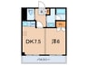 Dimanche 1DKの間取り