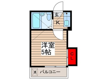 間取図 Ｔｓフラット柴又