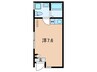 T・HOUSE 1Rの間取り