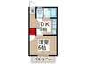 アリス 1DKの間取り