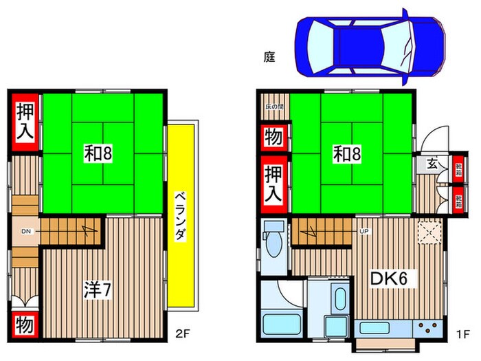 間取り図 亥鼻1丁目戸建