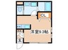 シエル　クレア　Ｎ 1Rの間取り