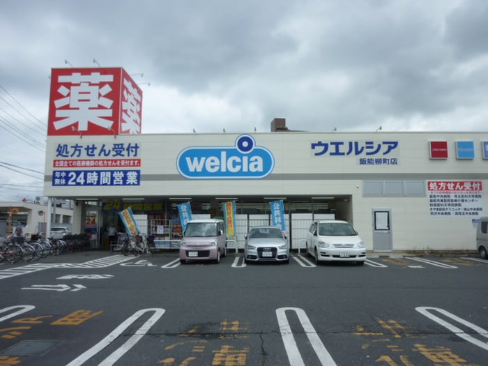 ウエルシア薬局飯能柳町店(ドラッグストア)まで350m セジュールツインⅡ
