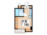 T｀s garden都筑ふれあいの丘Ⅱ 1Rの間取り