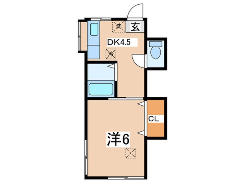 間取図 ヒルサイド加賀山