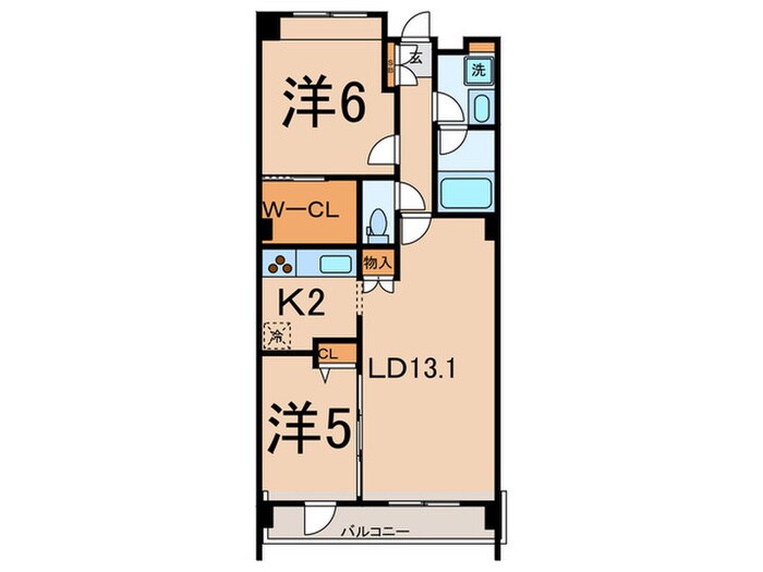 間取り図 レジディア祐天寺