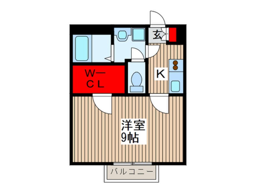 間取図 アム－ルサニ－ハイツ