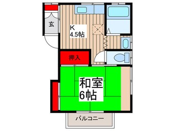 間取図 Kハイツ