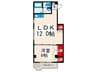 フラット共栄 1LDKの間取り
