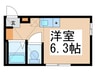 シンセイレジデンス長津田 1Rの間取り