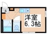シンセイレジデンス長津田 1Rの間取り
