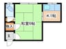 今井荘 1Kの間取り