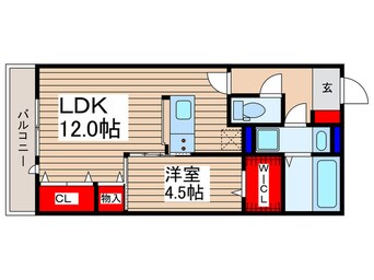 間取図 ディアコートうれし野