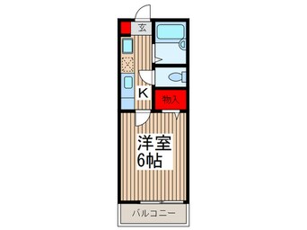 間取図 ジュネスエル浜崎Ⅰ