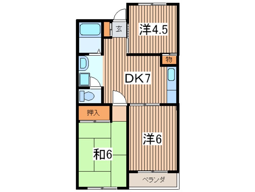 間取図 アロ－エスタ