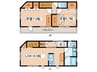 上今川町貸家 2LDKの間取り