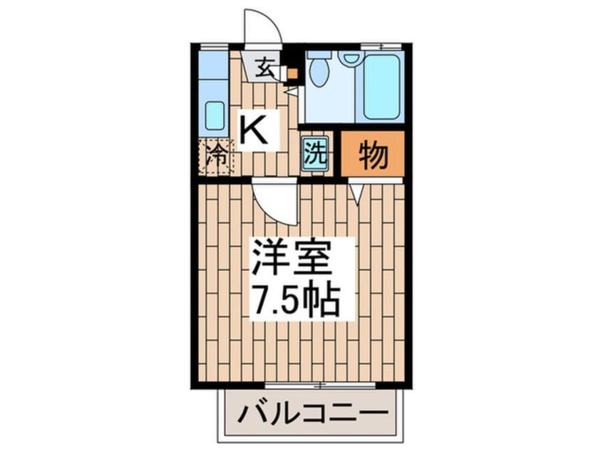 間取図 コ－ポ佐野