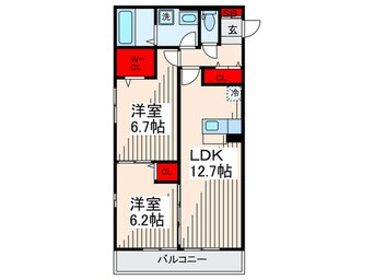 間取図 リバーヴィクトワール