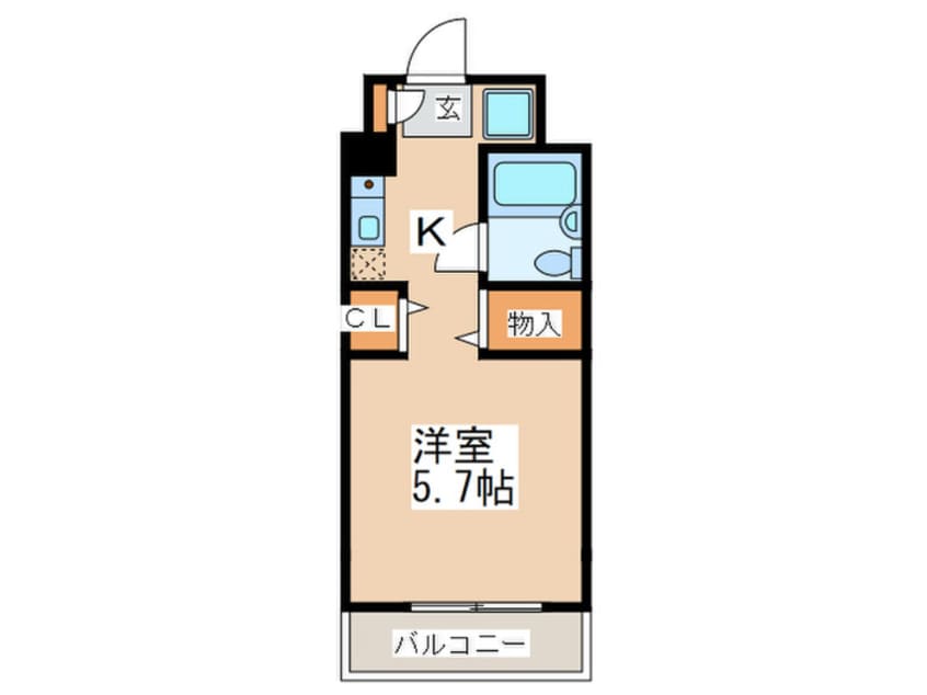 間取図 ラフィーネ学生マンション